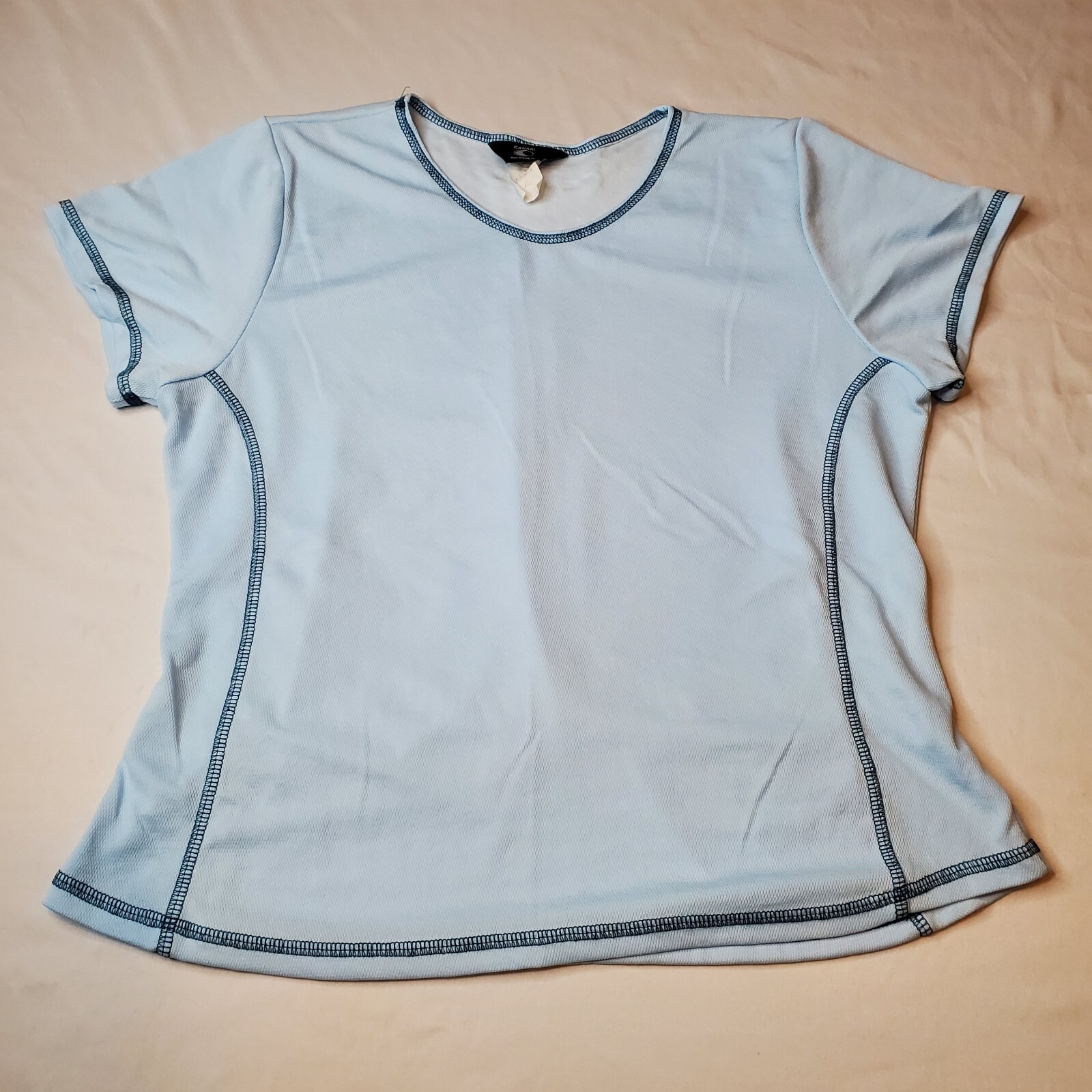 VTG Canari Cylcing Jersey Shirt Back Pockets Blue Womens XL 18.5×21.5 Poly USA
