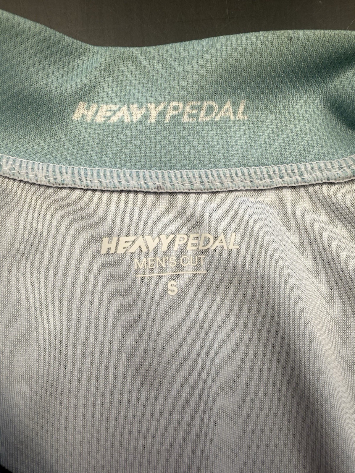 Heavy Pedal Cycling Jersey Mens Small Blue Biking Active Shirt Bike Lightweight