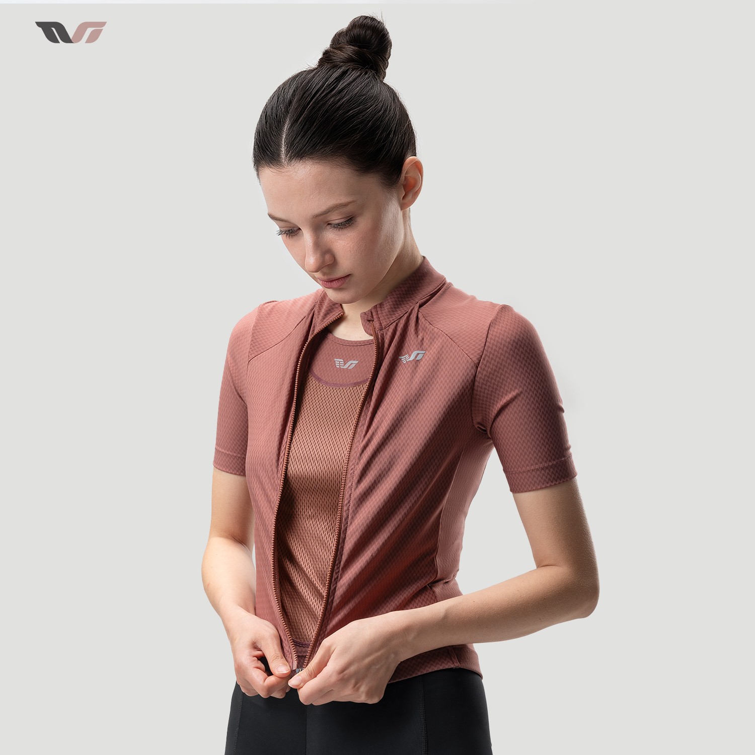 ROCKBROS TVI Cycling Jersey Women’s 2-in-1 Short Sleeve Breathable Bike Shirts
