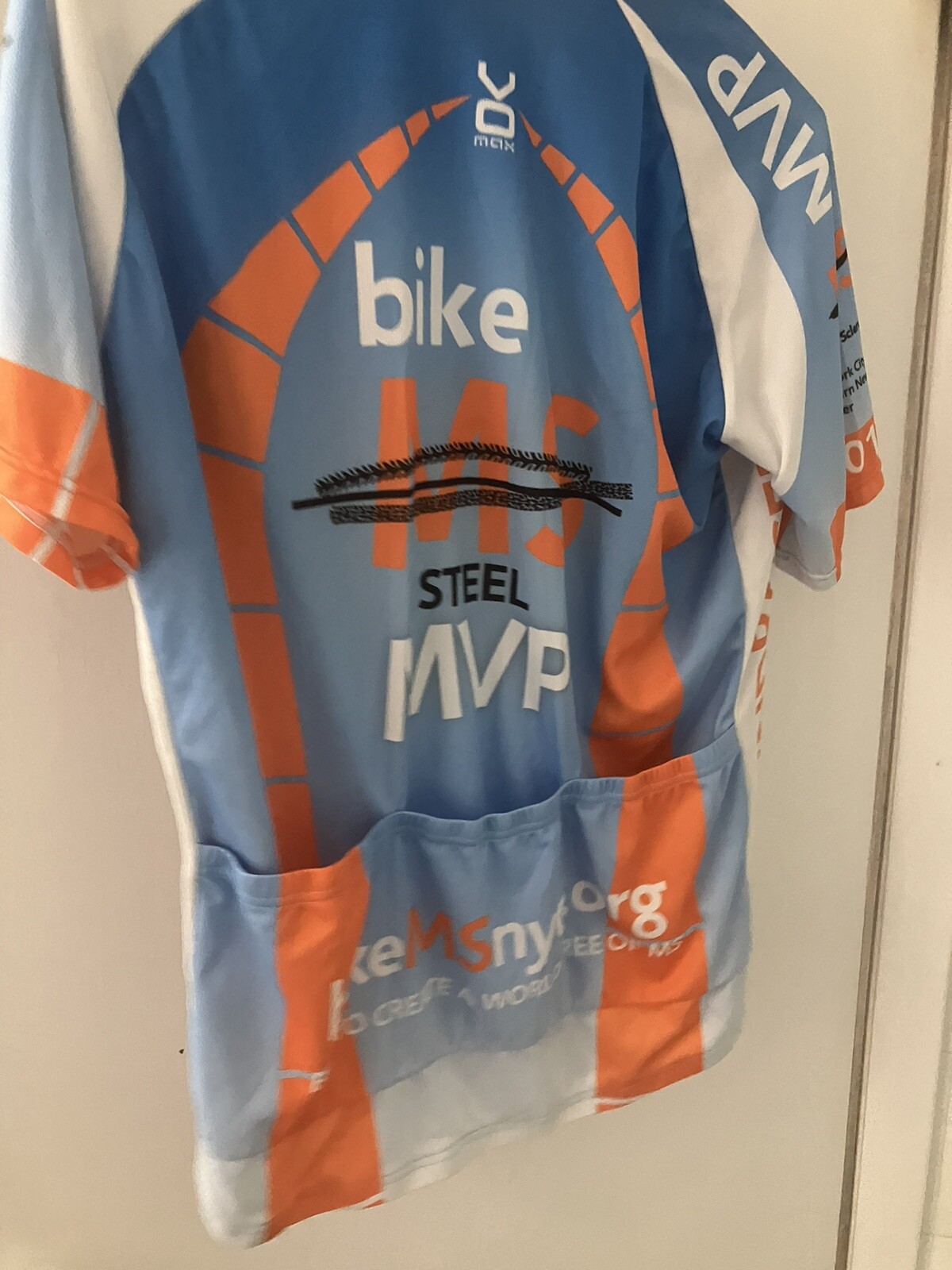 VoMax Brand Cycling Jersey Fight Ms MVP Level Bike Jersey 2010 NYC Chapter Sz XL