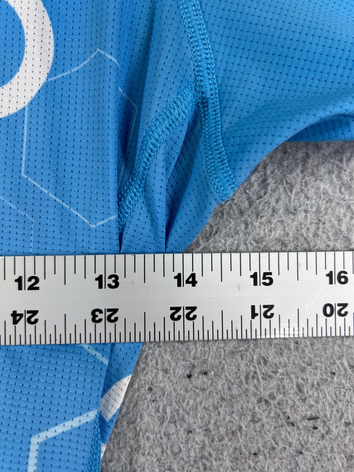 Squadra Jersey Womens Blue Full Zip Pro Issue Aquilo 100% Polyester Pockets READ