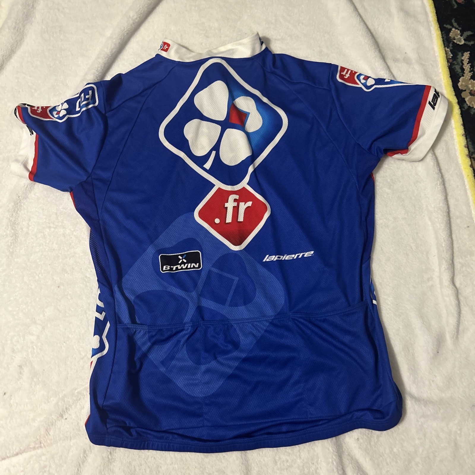 FDJ Team Cycling Jersey Cotton Bicycle Bike Shirt Xl