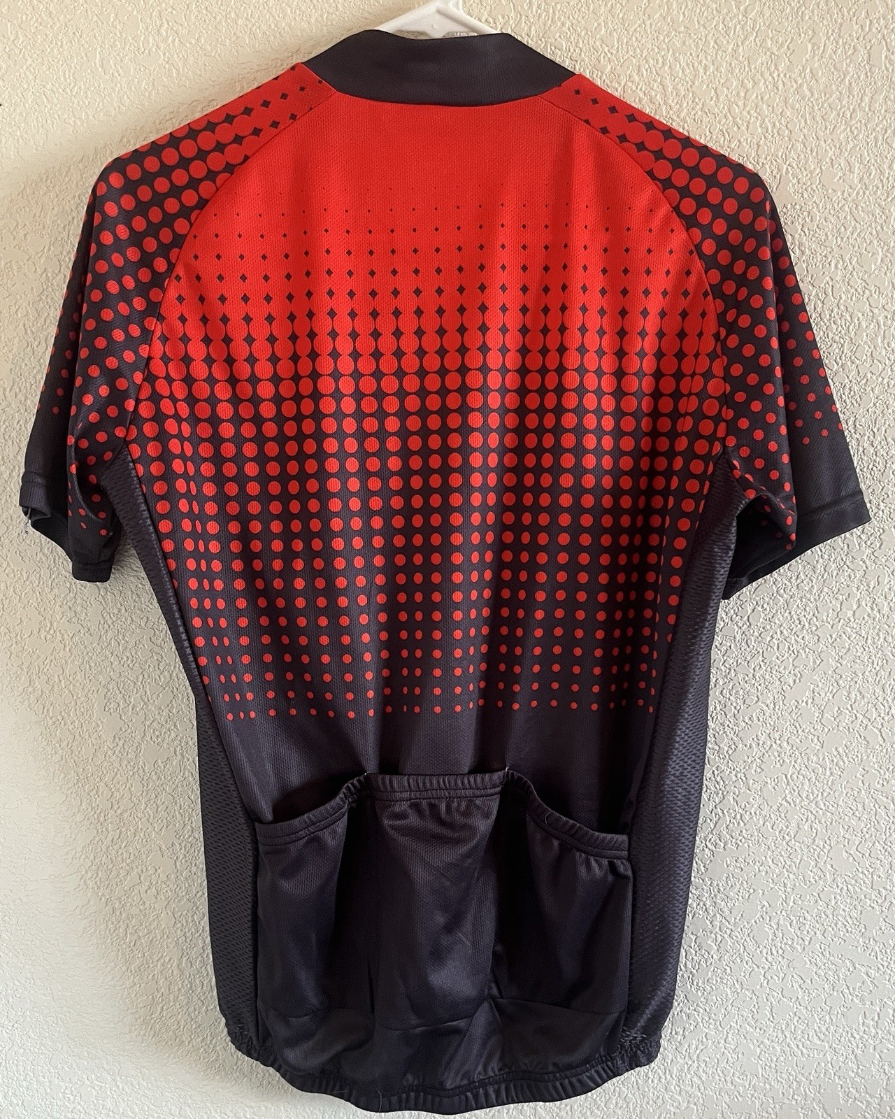 Lot of 5 Mens Cycling Jerseys ALL LARGE Unbranded Full Zip