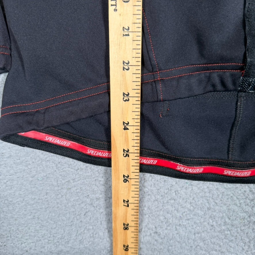 Specialized Cycling Jacket Mens Large Black Full Zip Outdoor Stretch Pockets