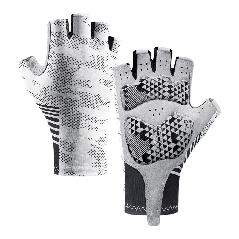 Outdoor Cycling Gloves Breathable Meshes and Back Shock Proof For Long Biking