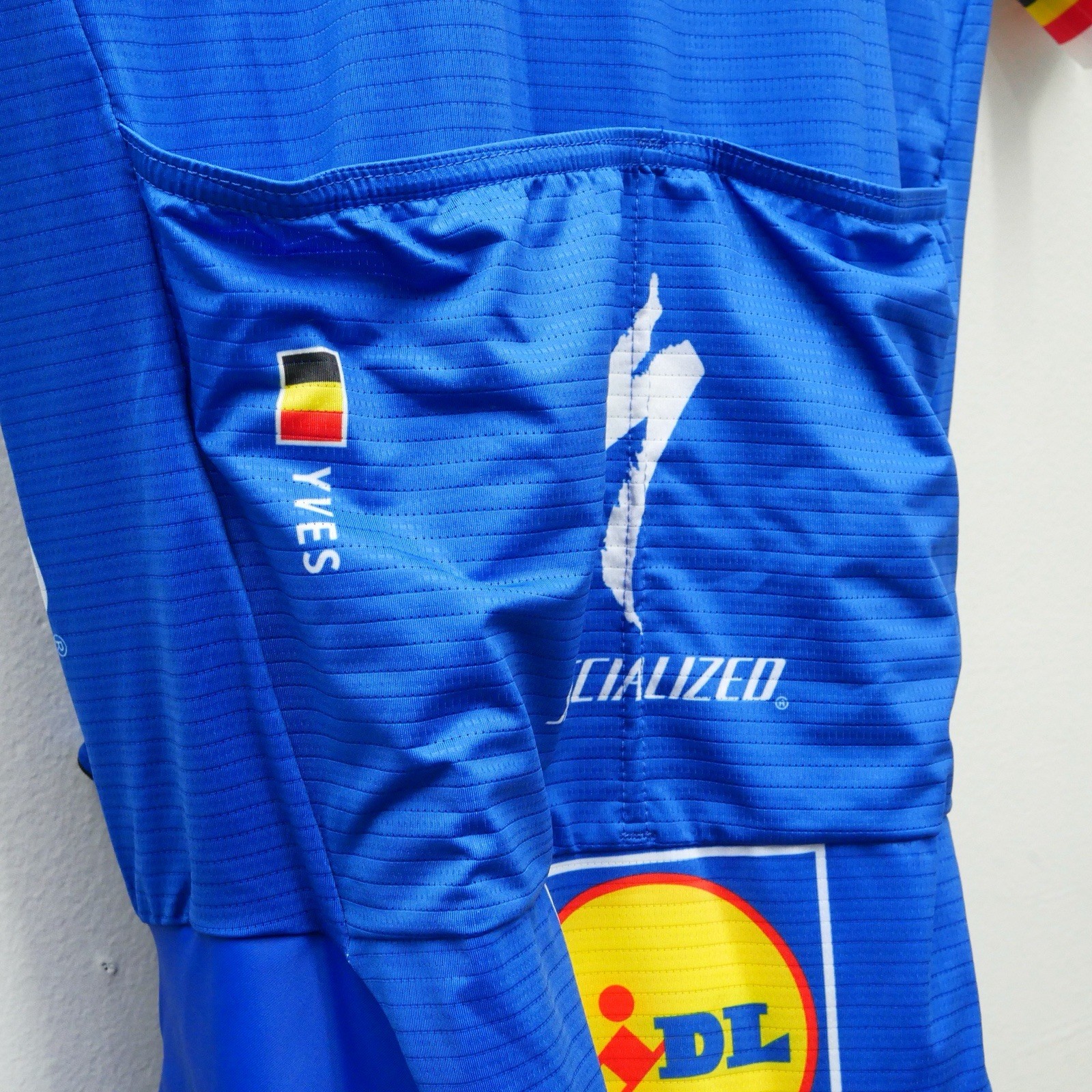 Rare Deceuninck Quick Step Belgian Champ Band Road Suit Pro Team Specialized