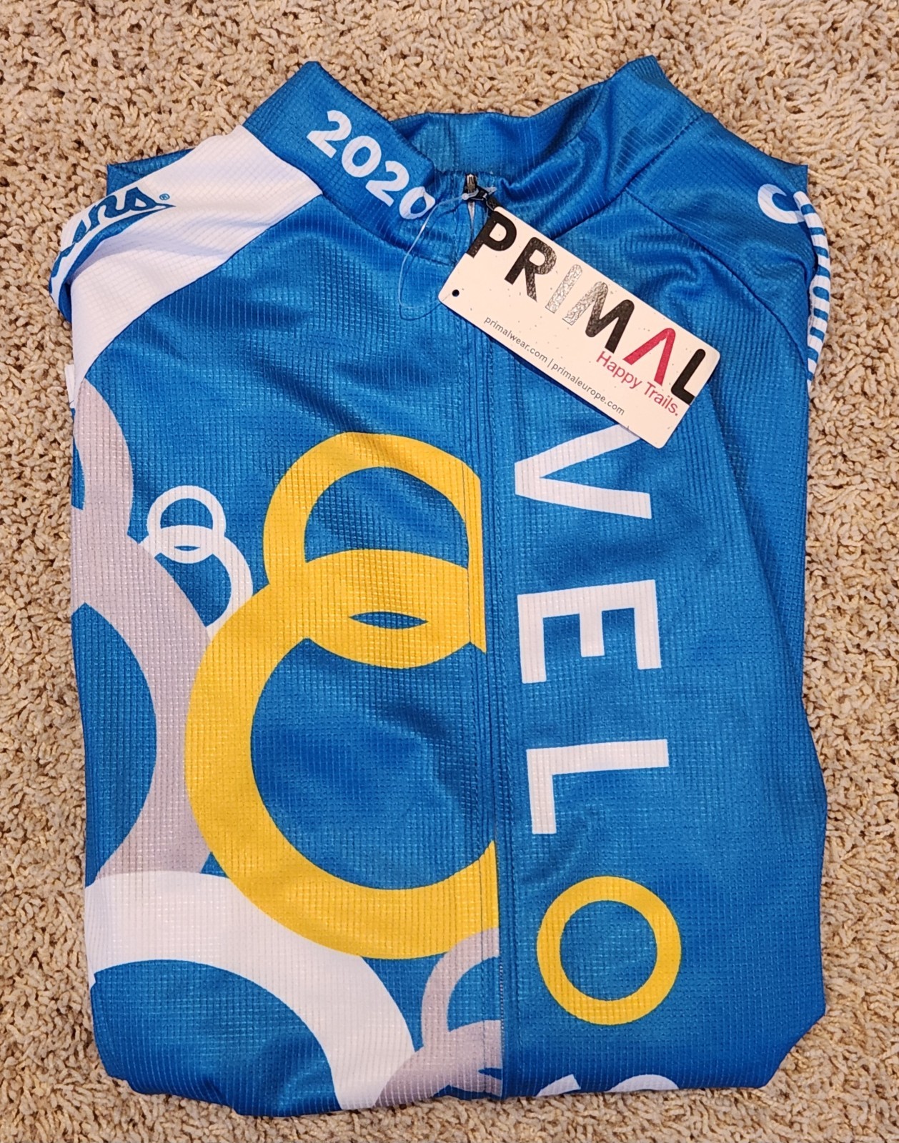 Primal Women XL VeloSano Cleveland Clinic Cycling Jersey Sport Cut Ohio NOS 2020