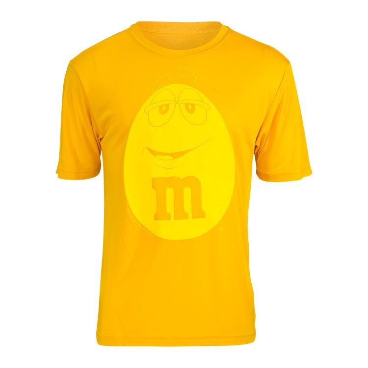 Brainstorm Gear Men’s M&M’s “Signature” Tech Shirt Yellow 2XL
