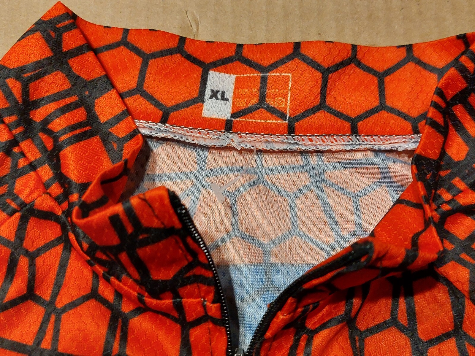 Men’s Spiderman Costume Cycling Jersey & Chamois Pants Long Sleeve 20.5″ Chest
