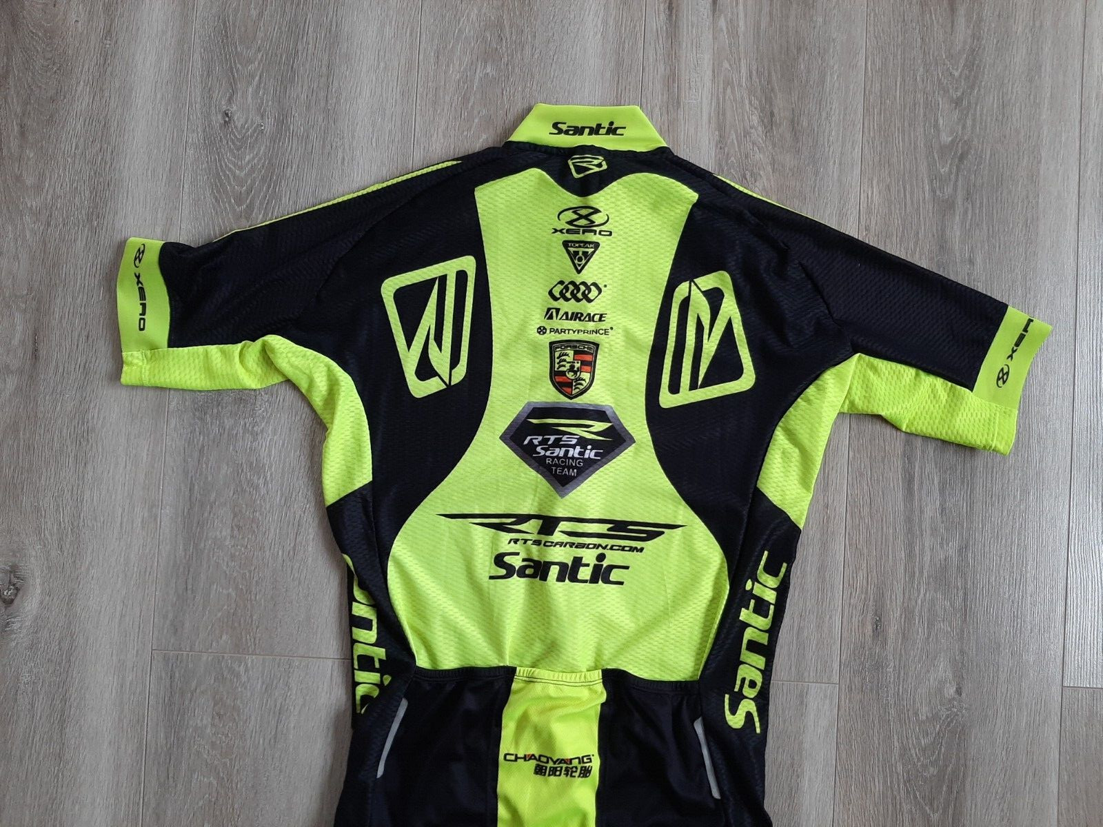 RTS SANTIC RACING TEAM UCI CONTINENTAL CHINESE TAIPEI Cycling Shirt S/M Jersey
