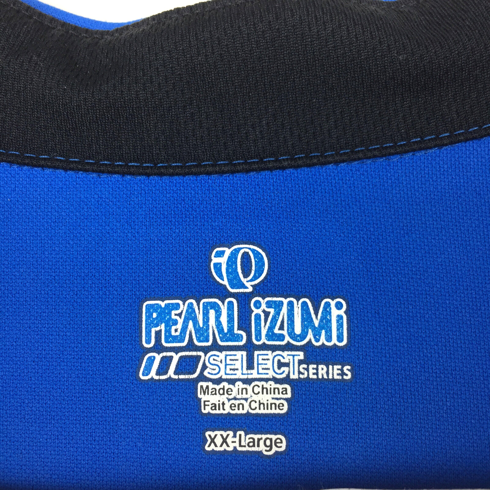 Pearl Izumi Select Mens 2XL (46in Chest) Blue Reflective Full Zip Cycling Jersey