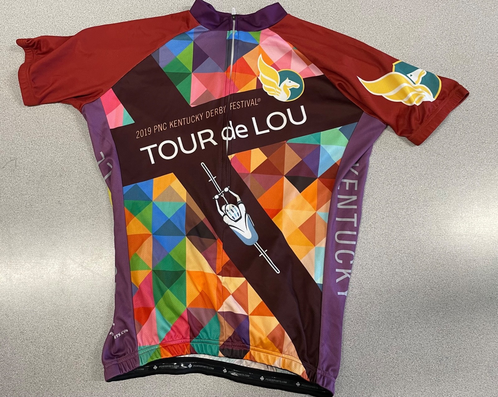 Peak 1 Sports 2019 PNC Kentucky Derby Festival Tour de Lou Cycling Jersey Unisex