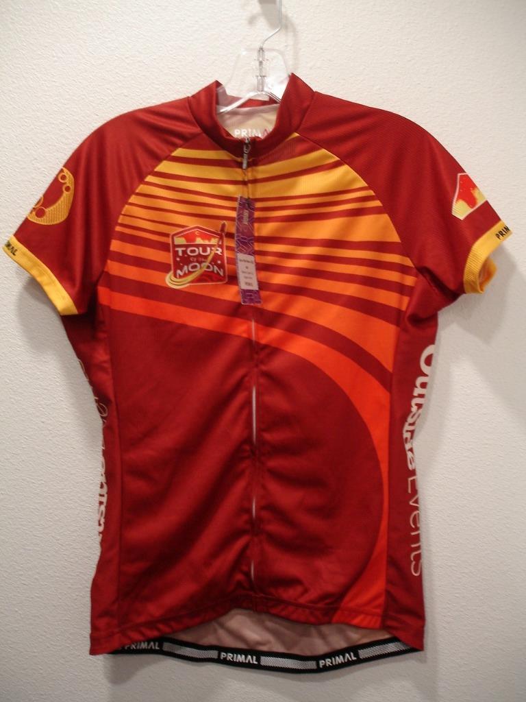 Primal Women’s M Cycling Raglan Jersey 2022 Tour Of The Moon Full Zip Sport Cut