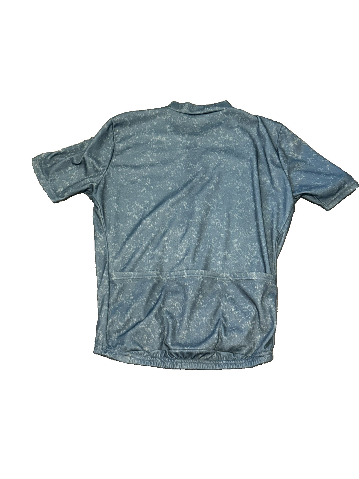 Vintage 90s Trek USA Cycling Jersey Retro blue-grey 1/4 zip acid wash mens Med