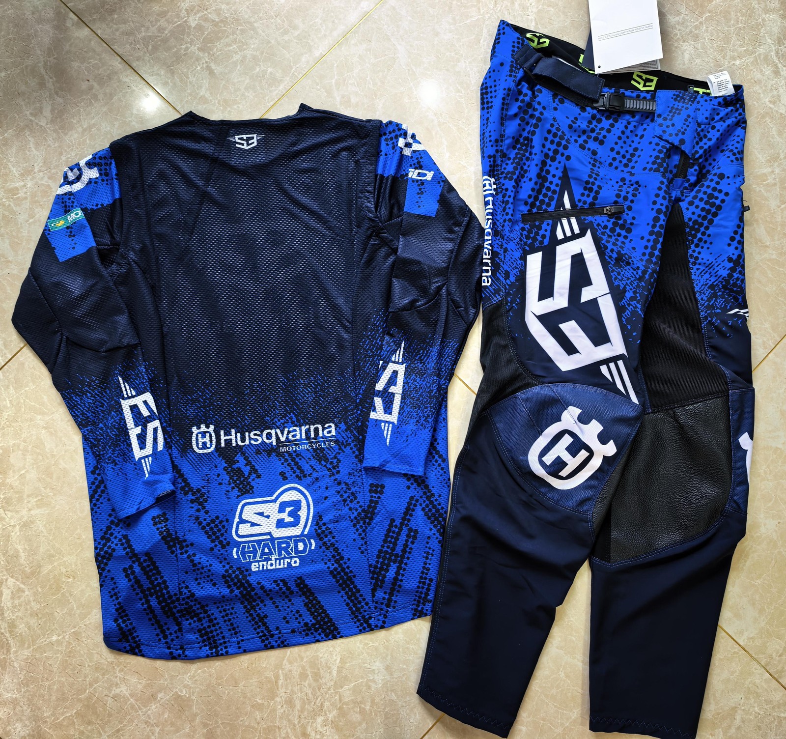 2026 HARD Wear Husqvarna MX Gear Set Off-Road Motocross Jersey & Pants Kit