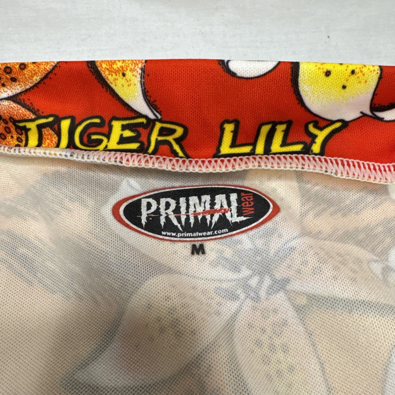 Primal Wear Cycling Jersey Women’s Medium Tiger Lily AOP 100% Coolmax DK700X