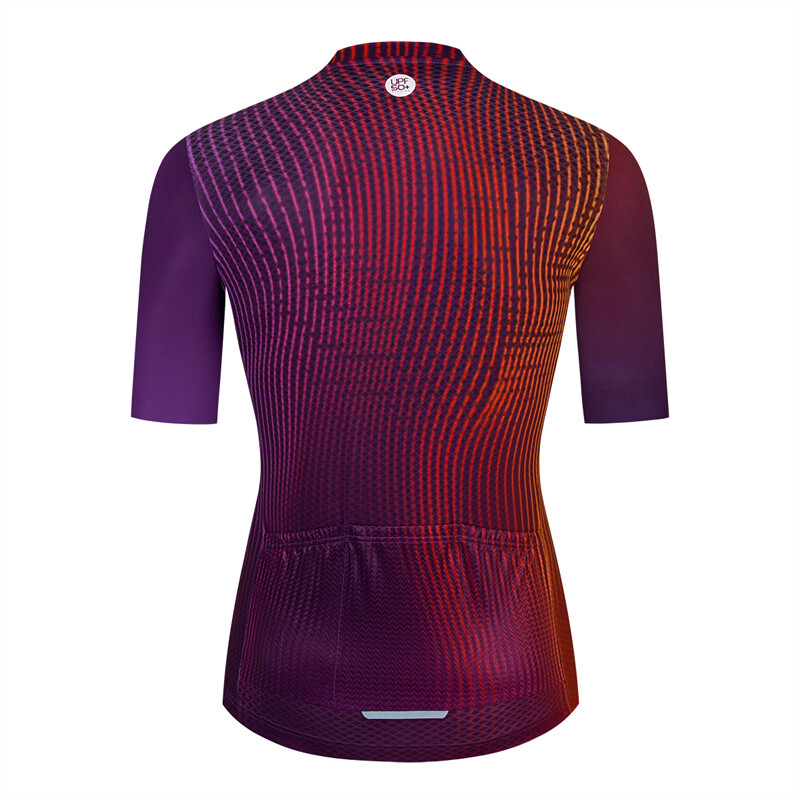 PRENDI Men Cycling Jersey Short Sleeve Laser Cut Pro Bicycle Clothing Breathable