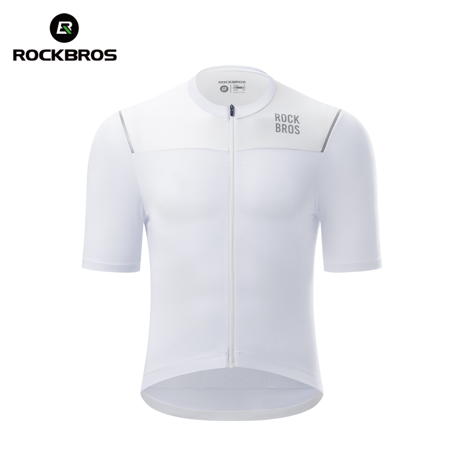 ROCKBROS Cycling Jersey Men’s Short Sleeve Slim Fit Breathable Quick Dry Shirt