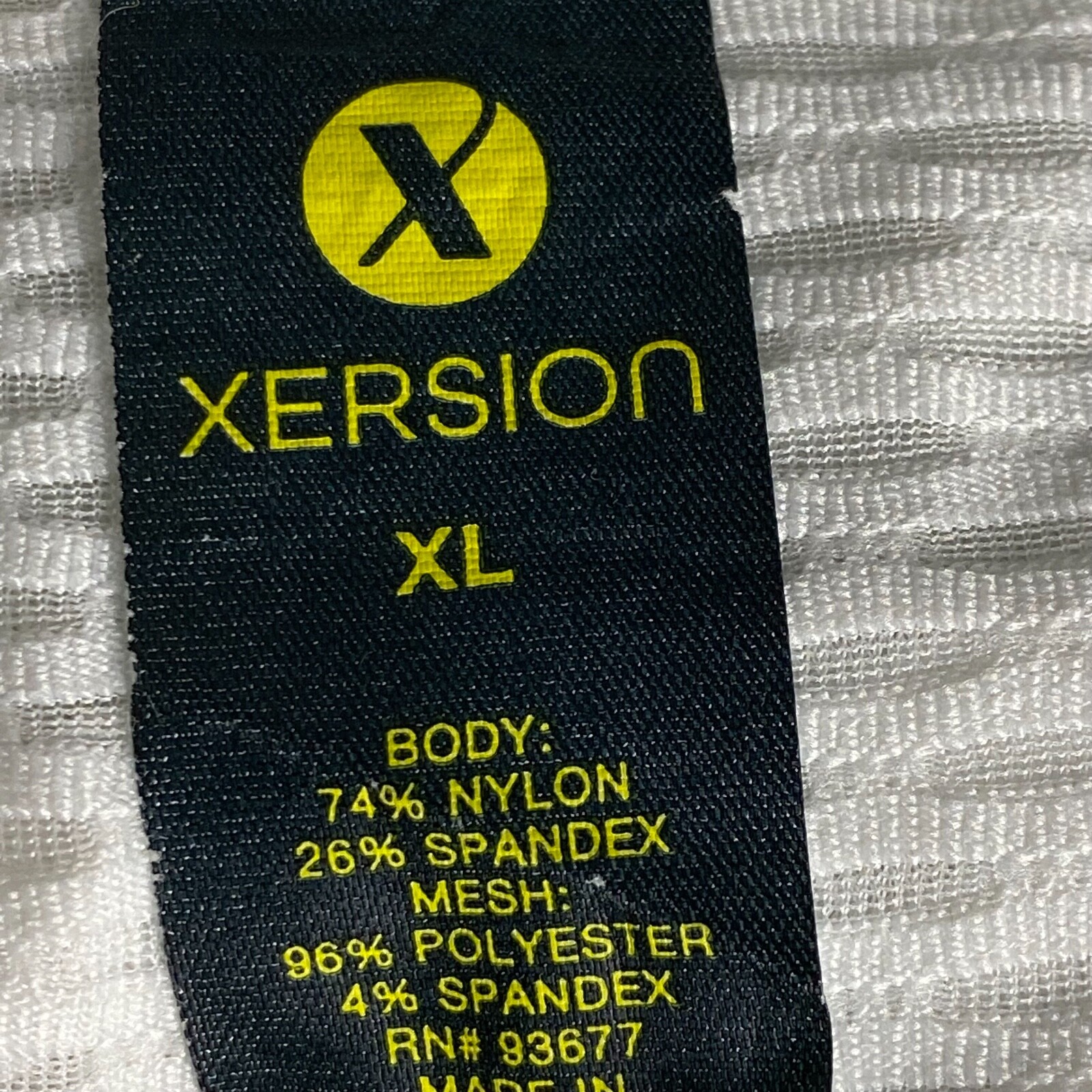 Xersion Women Shirt Athletic Full Zip Back Pockets Mesh Sides White Size XL