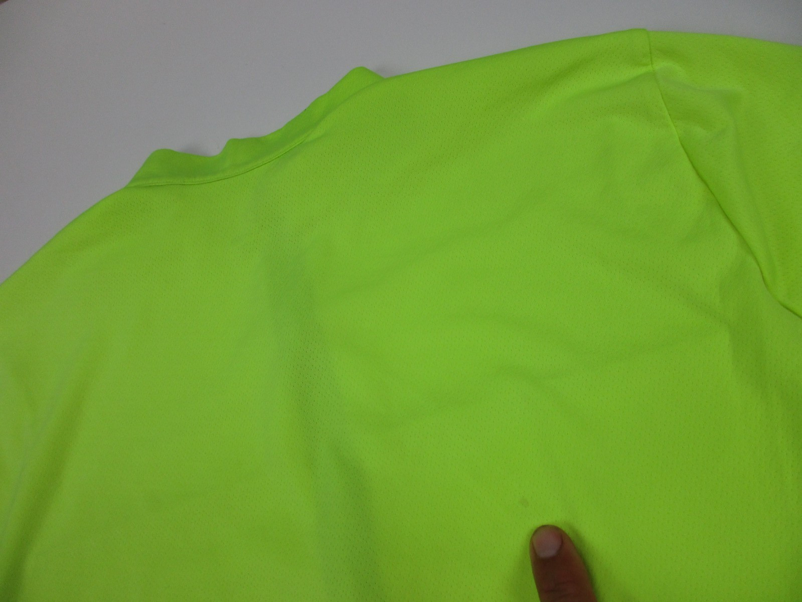 Lot 2 Mens Large Pearl Izumi Quest Cycling Jersey Full ZIp neon green