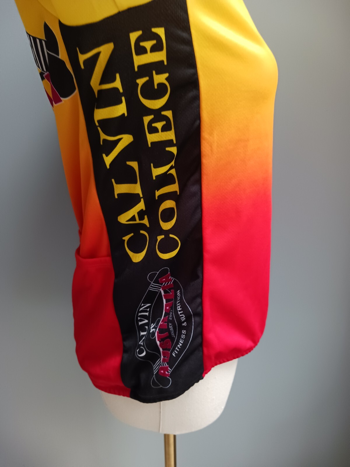 Pyroapparel Women’s Small 1/4 Zip Bike Cycling Jersey 2007 Calvin Australia