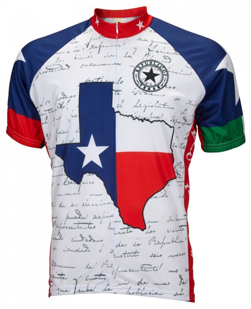 Texas Men’s Cycling Jersey (S, M, L, XL, 2XL, 3XL)