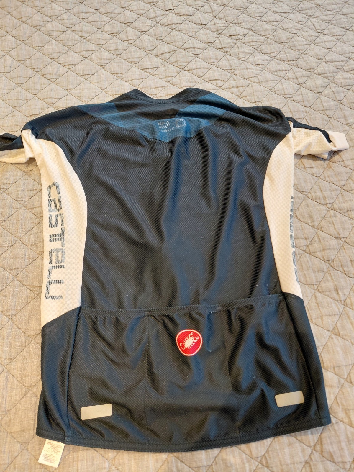 castelli cycling jersey mens large Rosso Corsa