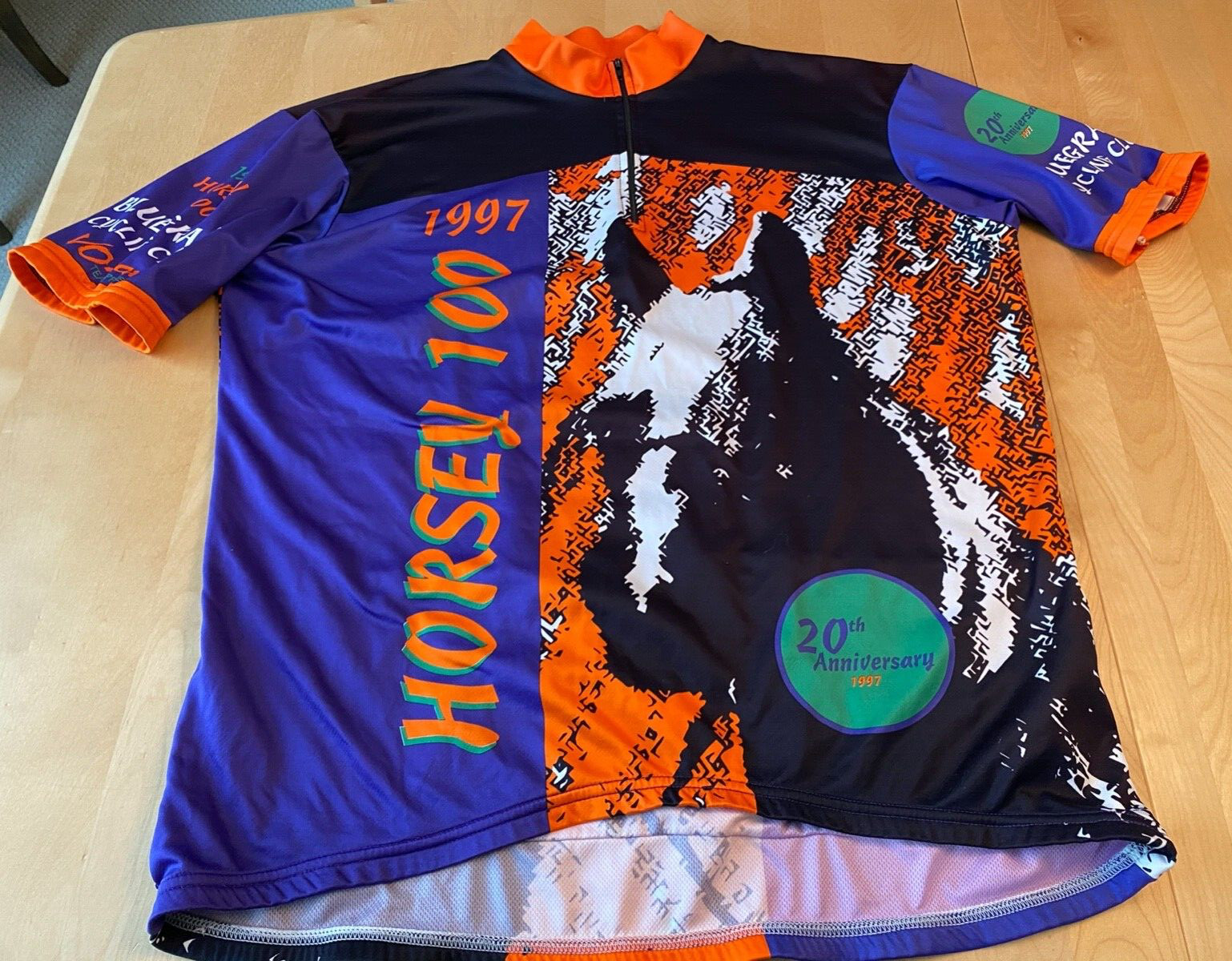 VOMAX USA MADE 1997 HORSEY 100 BICYCLE CYCLING JERSEY XXL