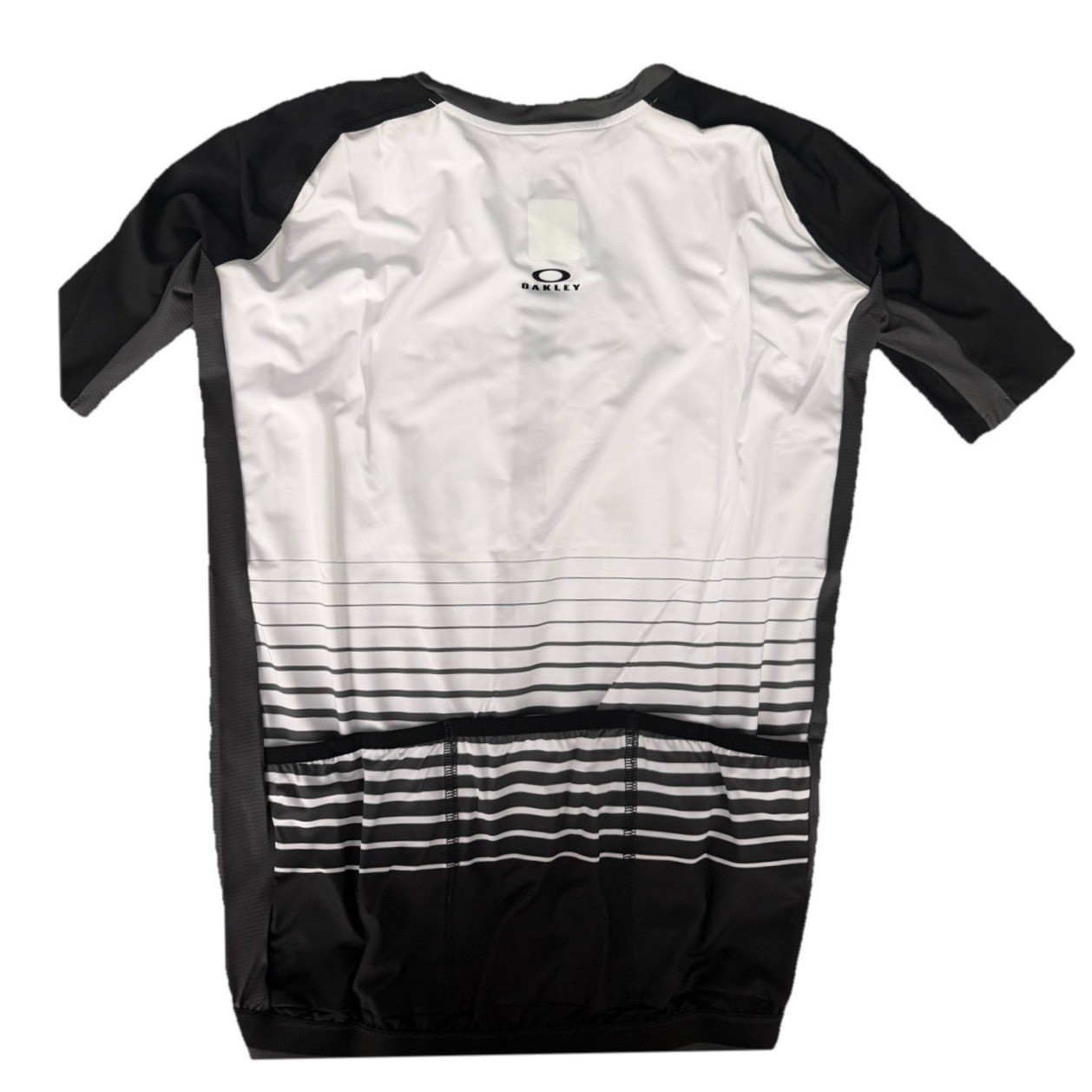 Oakley Men’s Icon Jersey 2.0 White Full Zip Short Sleeve Cycling Jersey Size S