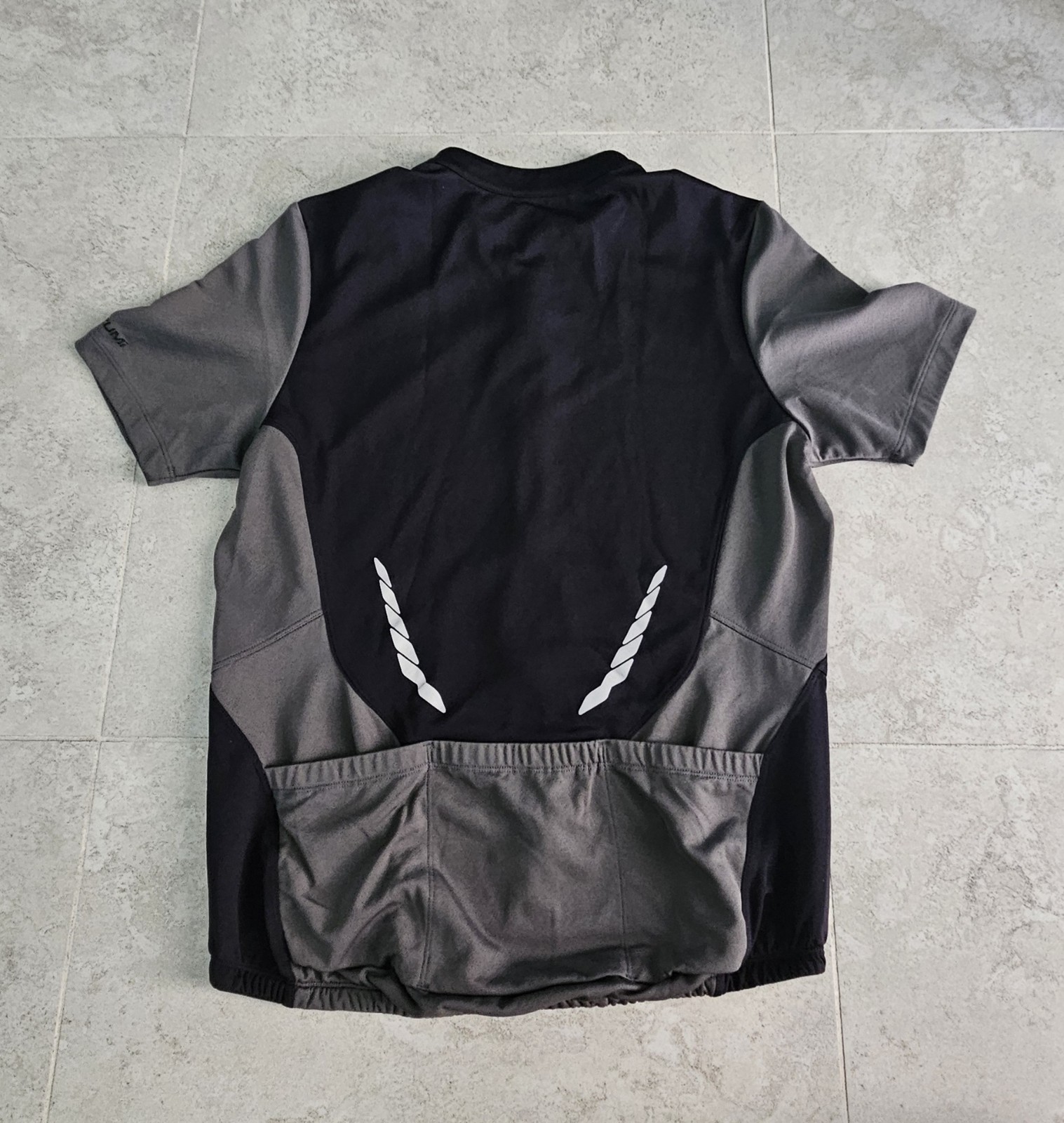 Pearl Izumi SELECT Mens Cycling Jersey Medium Black Gray Full Zip Bike Shirt