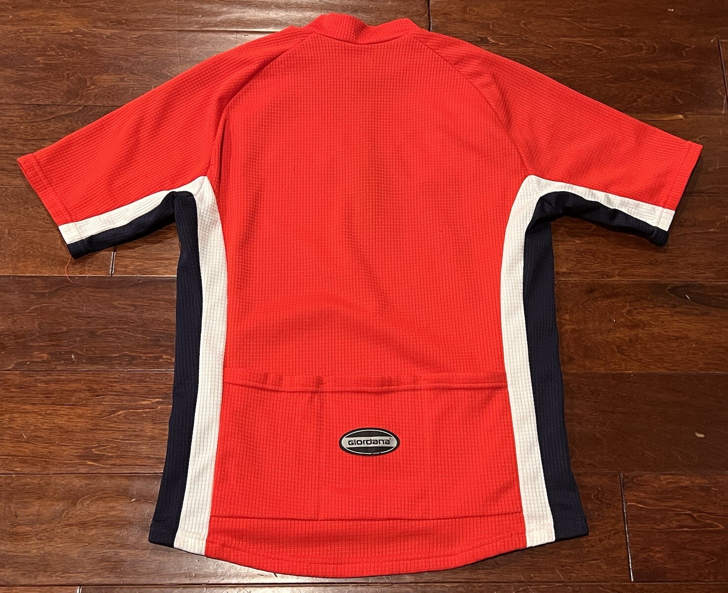 Giordana Red Mens Medium 1/4 Zip American Diabetes Association Cycling Jersey