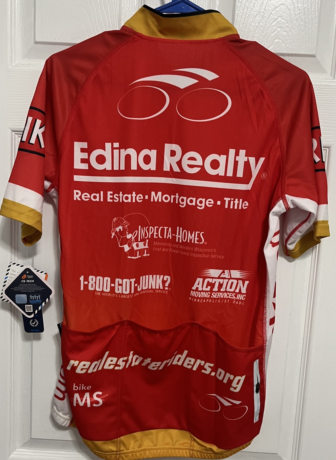 Champion System Edina Realty Real Estate Riders Cycling Jersey Men’s XL Full Zip