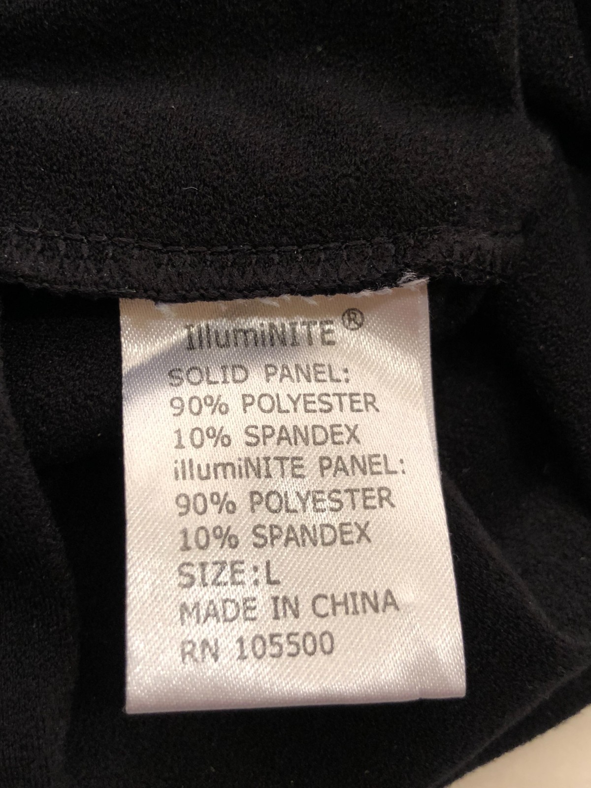 IllumiNITE Men’s Black Calf Compression Sleeves Cycling Sports Size Large