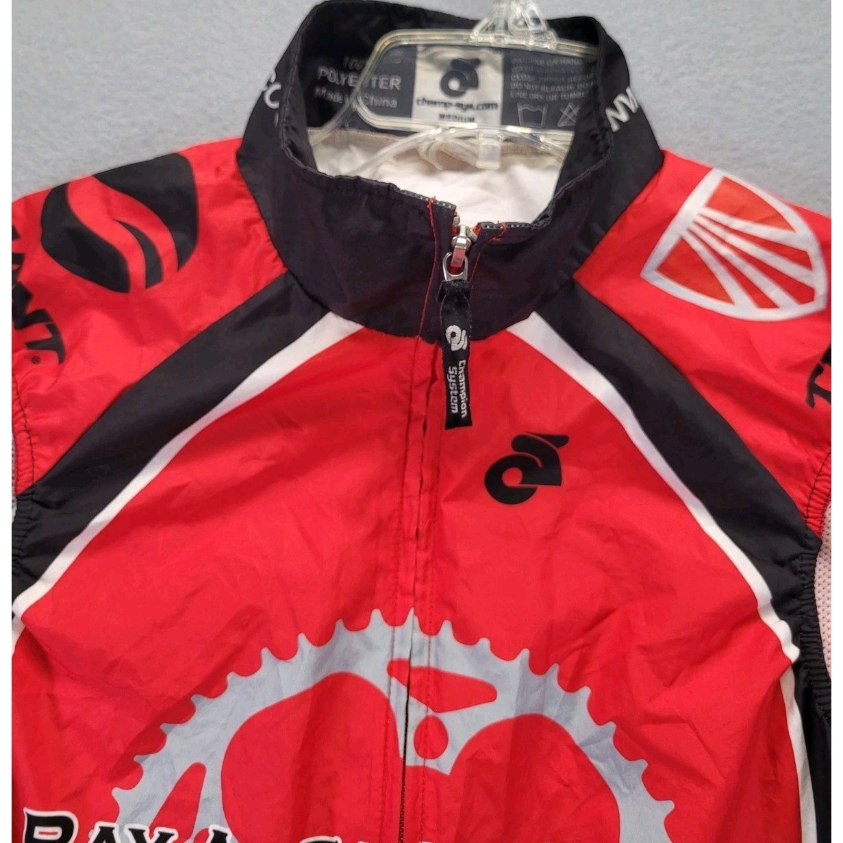 Champion Systems Red Zone Men’s Medium Race Cut Red Cycling Vest