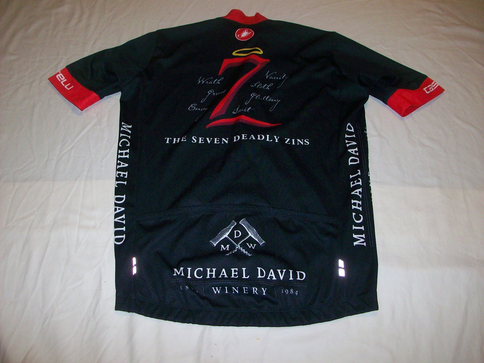 CASTELLI BICYCLE CYCLING JERSEY MENS MEDIUM MOUNTAIN/ROAD BIKE JERSEY NICE!