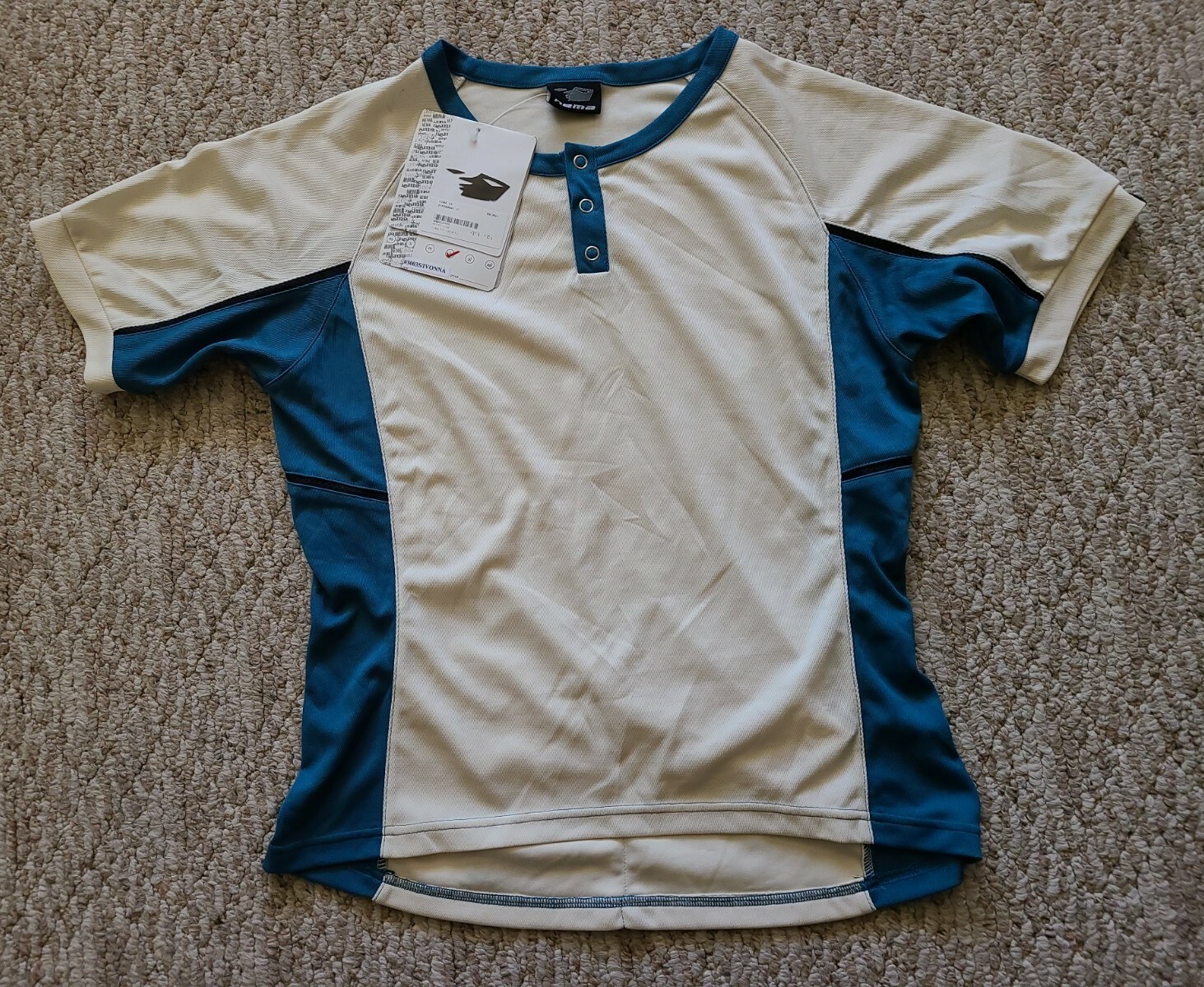 New Nema Ivonna Women’s Mountain Bike Jersey Color Tan Size Large L Short Sleeve
