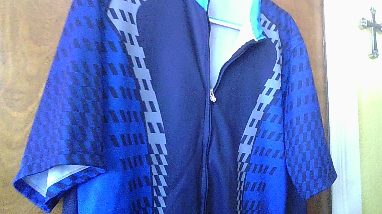 Aerotech Designs Power Tread 3XL Cycling Jersey Zip Elastic Hem 3-Poc SSlv Flaws