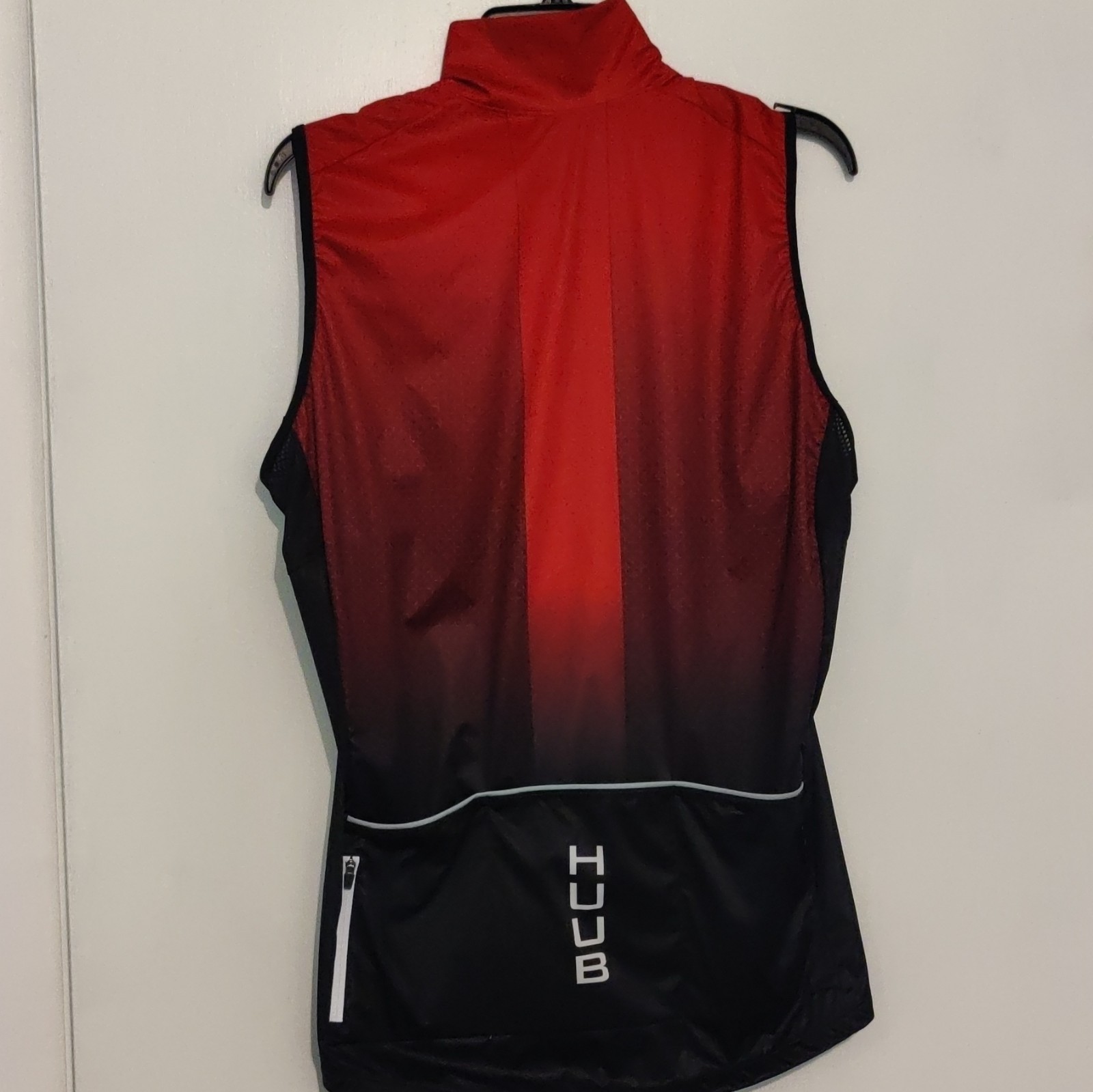 HUUB Cycling Windbreaker Vest Full Zip Size Large