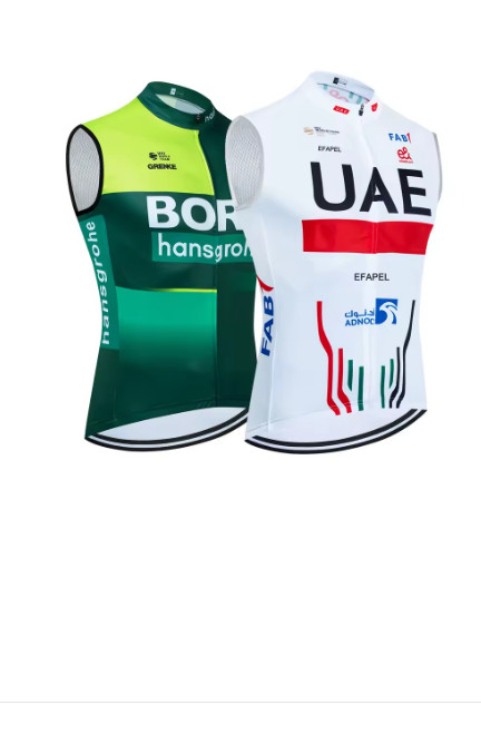 Men’s Pro Cycling Sleeveless Jersey Road Bike Summer Riding Vest