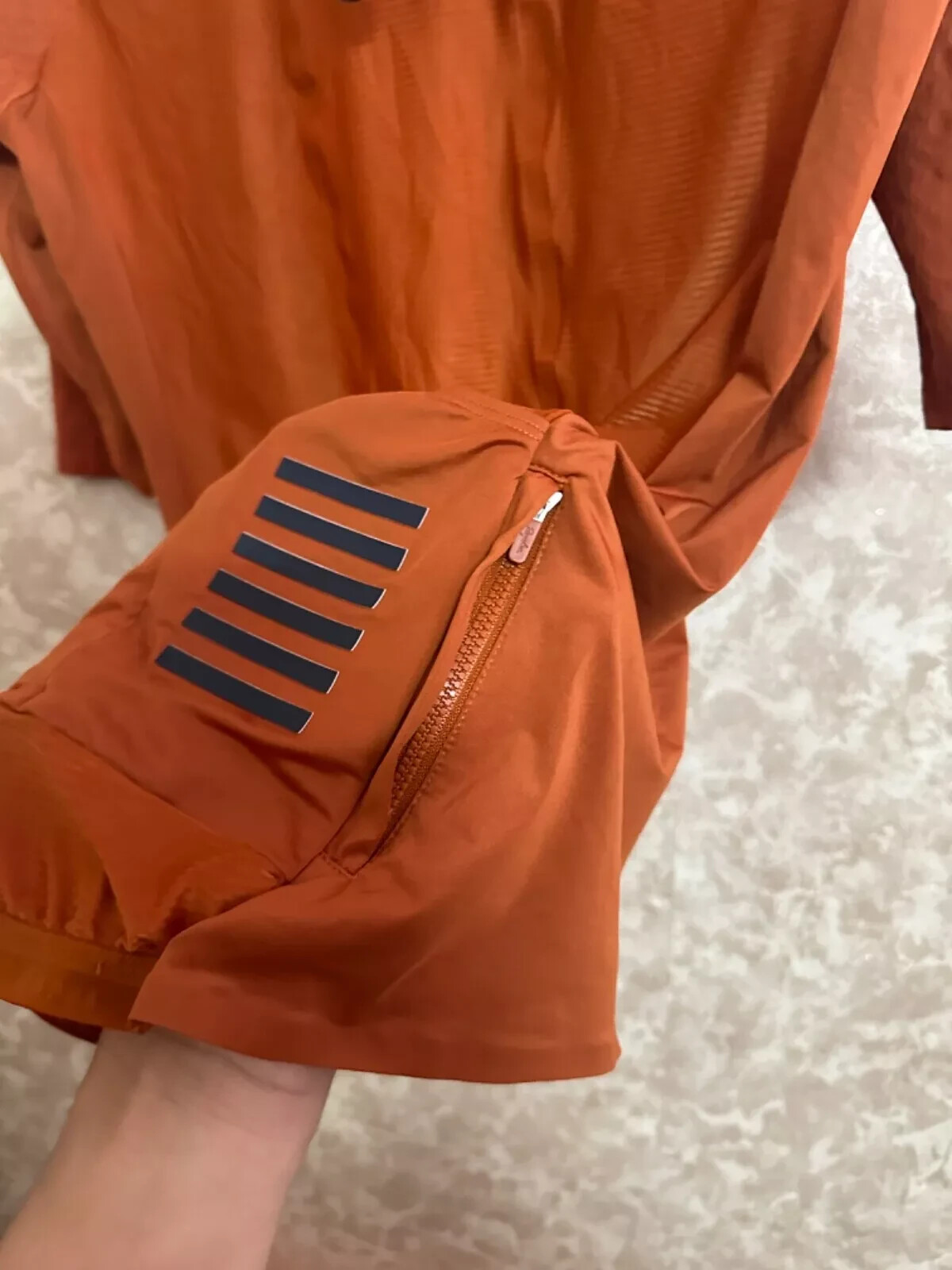 NEW BURNT ORANGE RAPHA S/S CYCLING II AERO JERSEY PRO TEAM LIGHTWEIGHT LARGE
