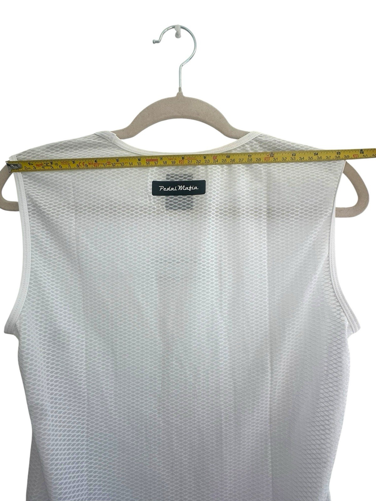 Pedal Mafia Women’s Base Layer White XL Sleeveless Mesh Cycling Top Road Bike