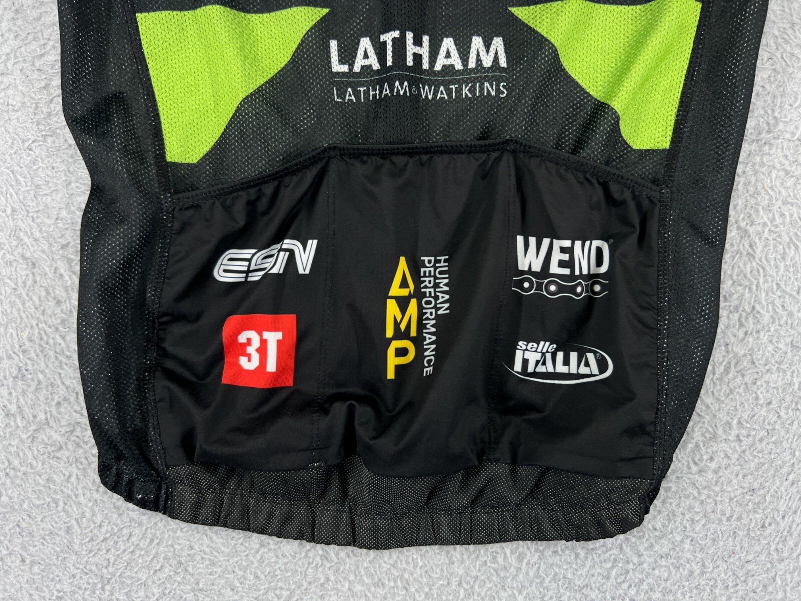 Jlvelo Cycling Jersey Adult Small Black Blue Green Monster Media Full Zip Pocket
