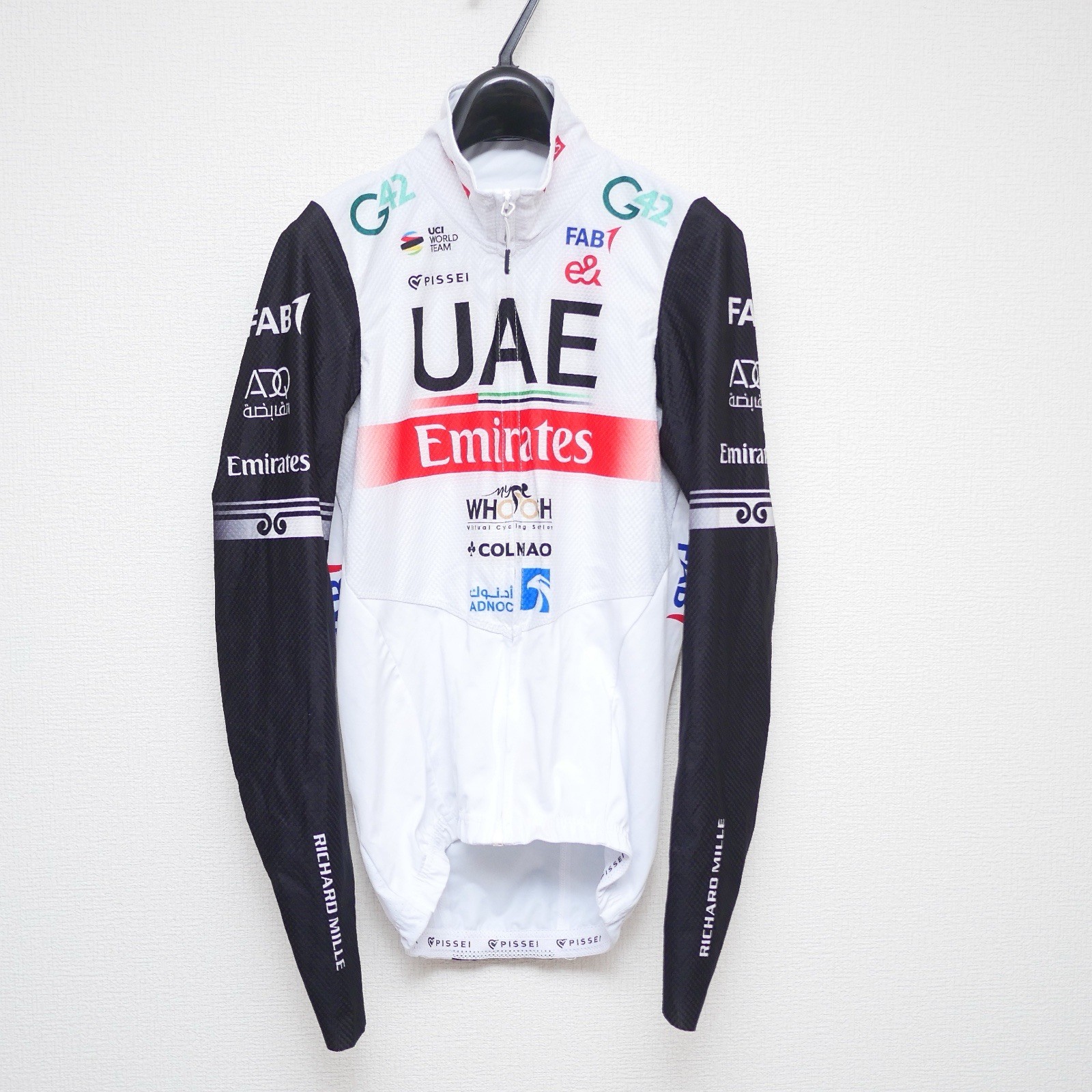 UAE Team Emirates Mid Weight Jacket Pissei NZ Champ Band Rider Issue Pro Team