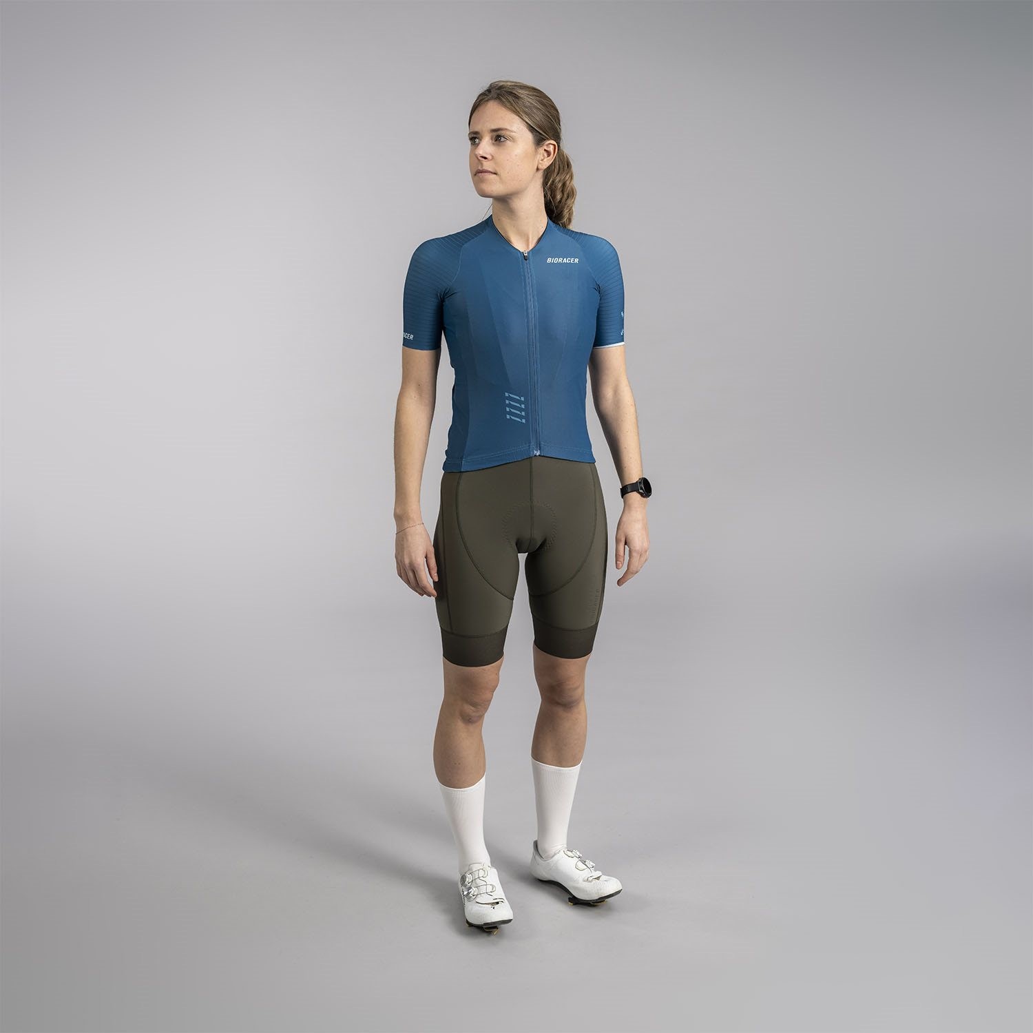 BIORACER icon ladies Wieler shirt petrol blue mat XS single unit