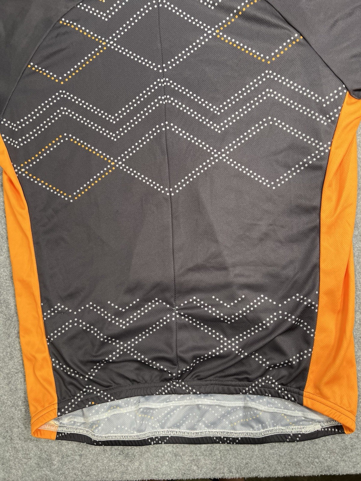 Voler REI Adventures Cycling Jersey Men’s XL 3/4 Zip Biking gray orange