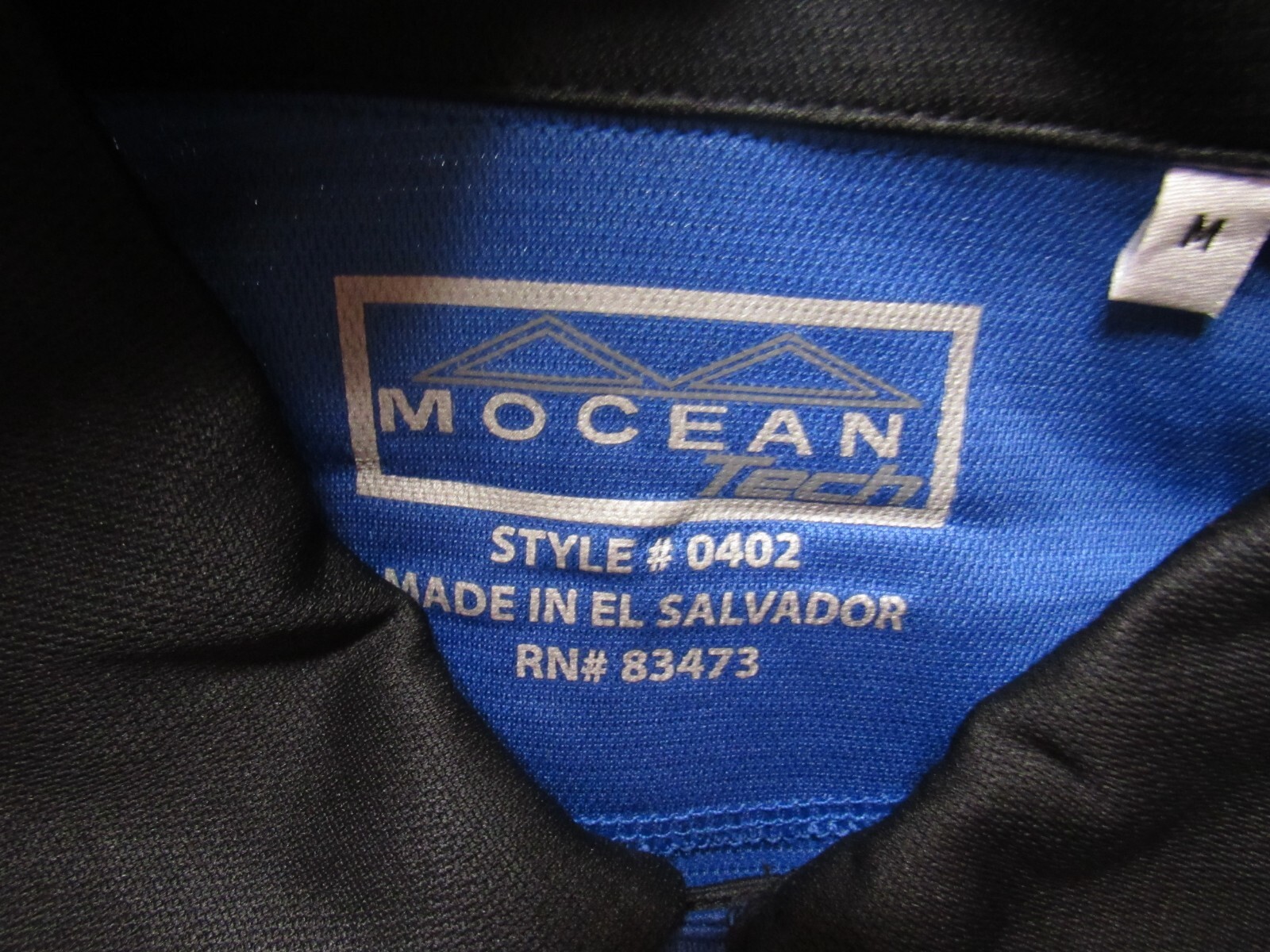 Mocean Tech Two Tone Reflective Bike Short Sleeve Polo 0402 Security X81JK