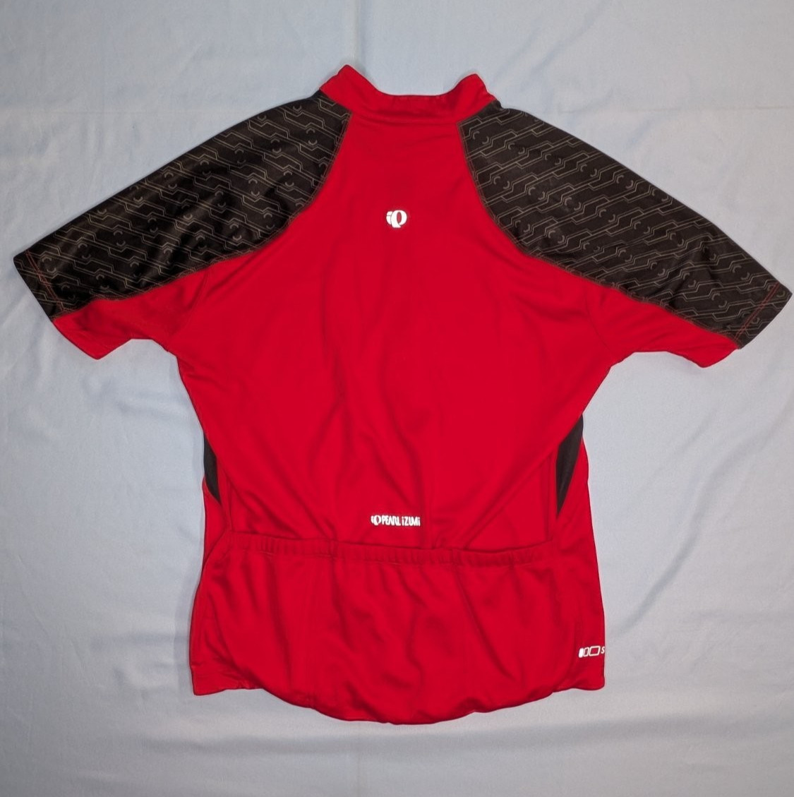 Pearl Izumi Cycling Jersey Select Mens M Red Geometric Short Sleeve