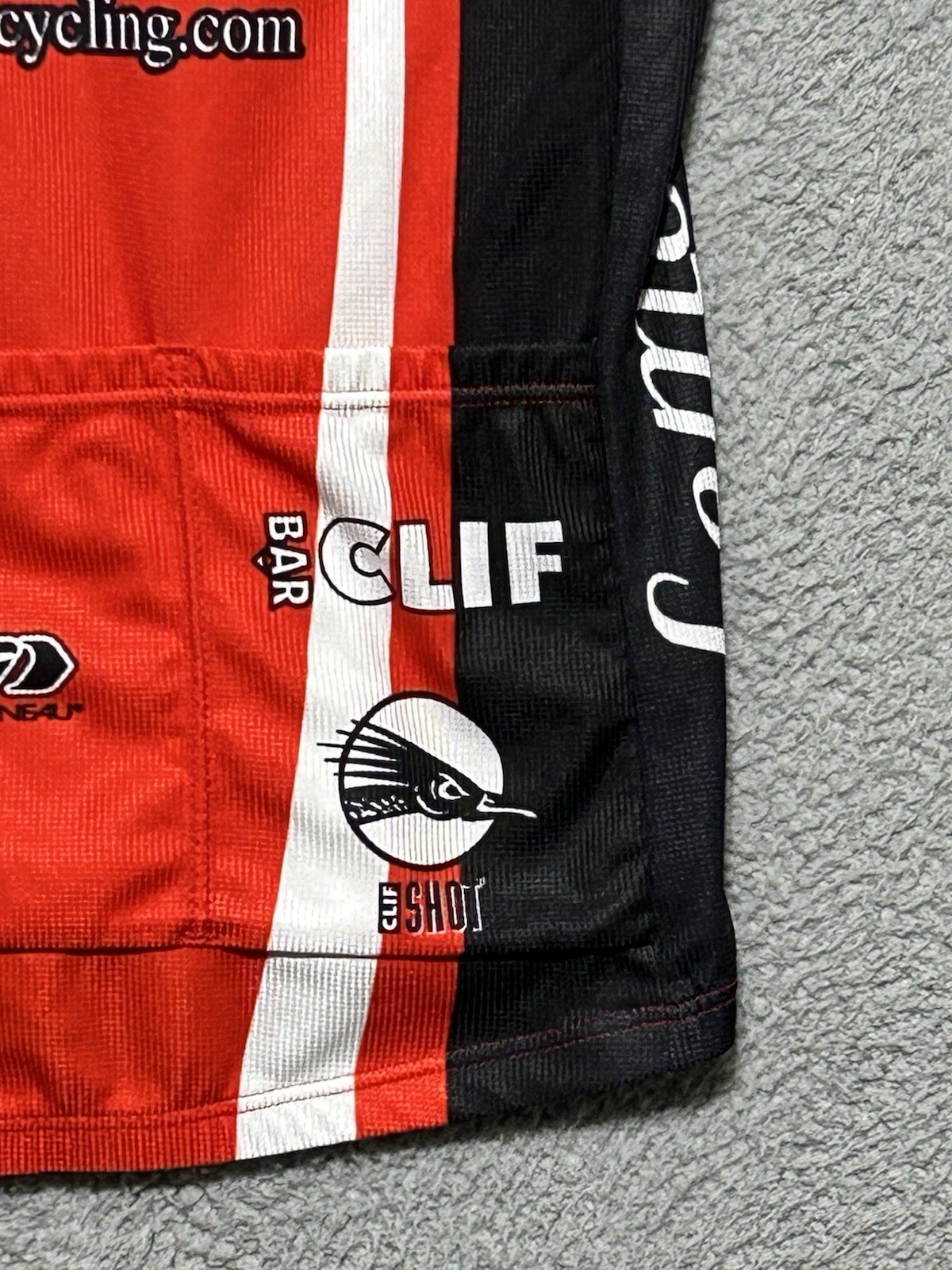 Louis Garneau Champion Cycling Jersey Mens XL Nike Cliff Bar Lemonds Racing