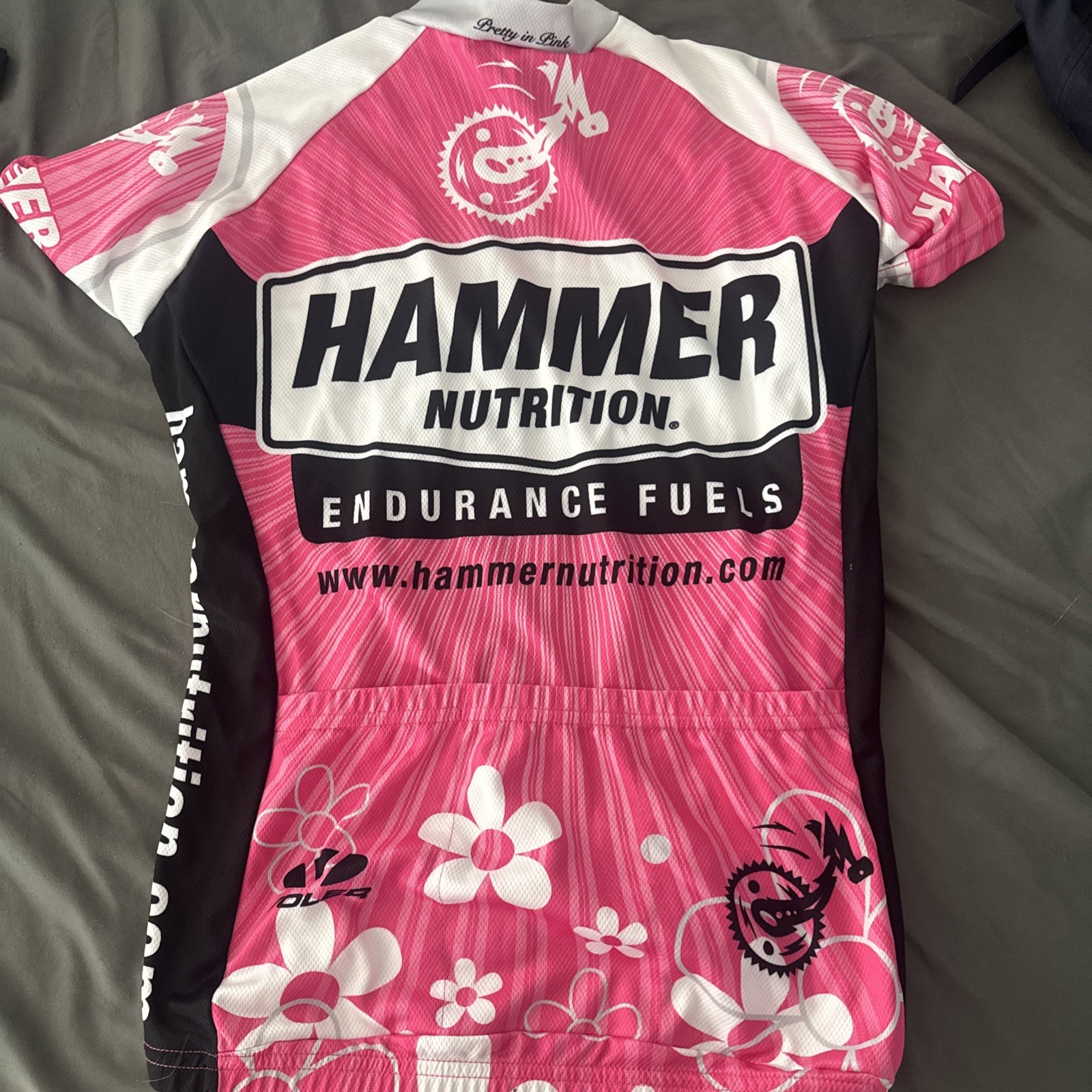 Voler Cycling Jersey Hammer Nutrition Full Zip Race Cut Size Women’s Small
