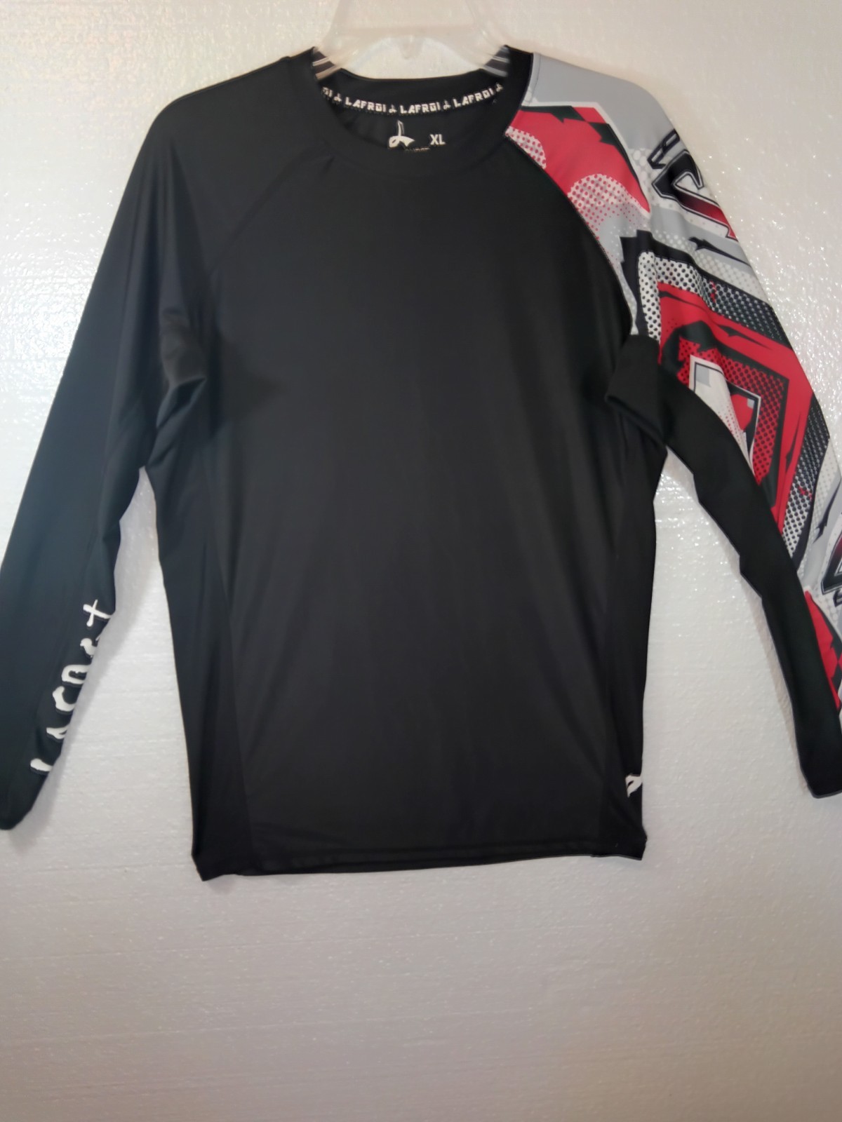Mens Lafroi Preformance Burst Cycling Top Size XL Long Sleeve Compression